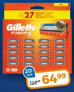 Trekpleister Gillette Fushion5 aanbieding
