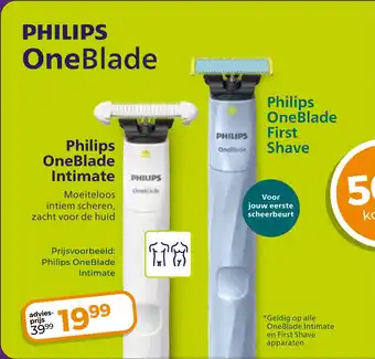 Philips OneBlade zacht voor de huid