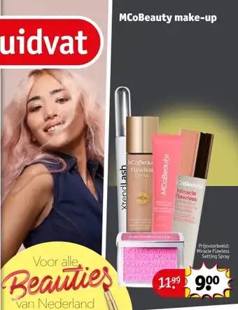 Kruidvat MCoBeauty make-up aanbieding