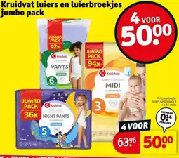 Kruidvat Kruidvat luiers en luierbroekjes jumbo pack aanbieding