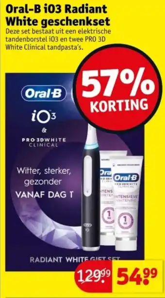 Kruidvat Oral-B i03 Radiant White geschenkset aanbieding
