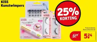Kruidvat KISS Kunstwimpers aanbieding