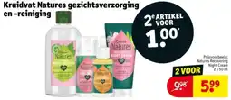 Kruidvat Kruidvat Natures gezichtsverzorging en reiniging aanbieding
