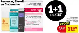 Kruidvat Remescar, Bio-oil en Diadermine aanbieding