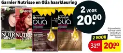 Kruidvat Garnier Nutrisse en Olia haarkleuring aanbieding