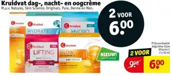 Kruidvat Kruidvat dag, nacht en oogcrème aanbieding
