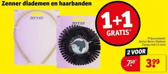 Kruidvat Zenner diademen en haarbanden aanbieding