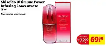 Kruidvat Shiseido Ultimune Power Infusing Concentrate aanbieding