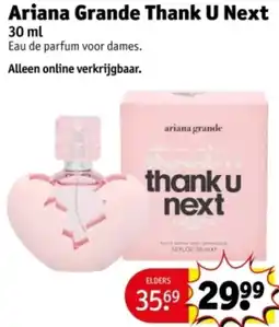 Kruidvat Ariana Grande Thank U Next aanbieding
