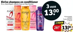 Kruidvat Elvive shampoo en conditioner aanbieding