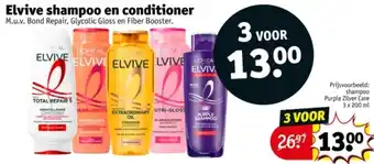 Kruidvat Elvive shampoo en conditioner aanbieding