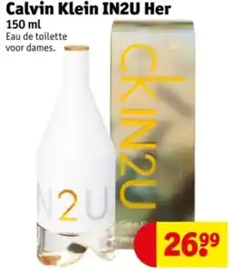 Kruidvat Calvin Klein IN2U Her aanbieding