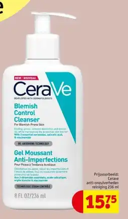 Kruidvat Cerave anti-onzuiverheden reiniging aanbieding