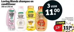 Kruidvat Loving Blends shampoo en conditioner aanbieding