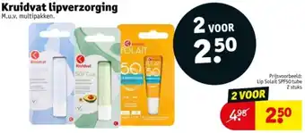 Kruidvat Kruidvat lipverzorging aanbieding