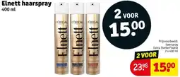 Kruidvat Elnett haarspray aanbieding