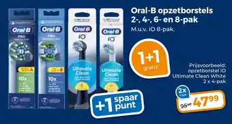 Trekpleister Oral-B opzetborstels aanbieding