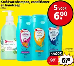 Kruidvat Kruidvat shampoo, conditioner en handzeep aanbieding