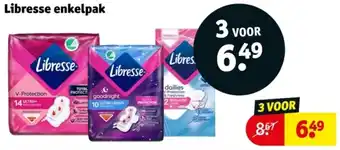 Kruidvat Libresse enkelpak aanbieding