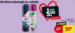 Kruidvat Kruidvat scheergel en schuim aanbieding