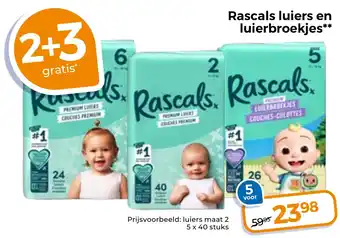 Trekpleister Rascals Luiers en Luierbroekjes aanbieding