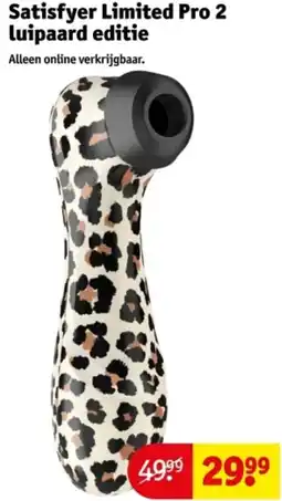 Kruidvat Satisfyer Limited Pro 2 luipaard editie aanbieding