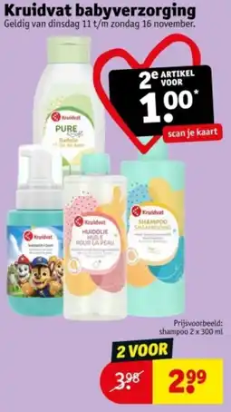 Kruidvat Kruidvat babyverzorging aanbieding