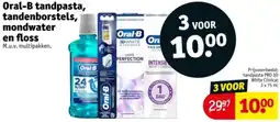 Kruidvat Oral-B tandpasta, tandenborstels, mondwater en floss aanbieding