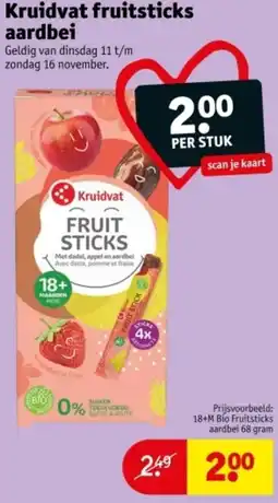 Kruidvat Kruidvat fruitsticks aardbei aanbieding