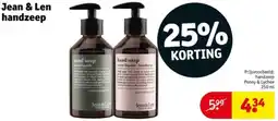 Kruidvat Jean & Len handzeep aanbieding