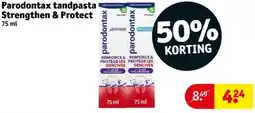 Kruidvat Parodontax tandpasta Strengthen & Protect aanbieding