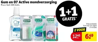 Kruidvat Gum en 07 Active mondverzorging aanbieding