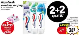 Kruidvat Aquafresh mondverzorging aanbieding