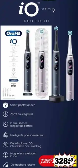 Kruidvat Oral-B DUO EDITIE i09 aanbieding