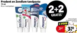 Kruidvat Prodent en Zendium tandpasta aanbieding