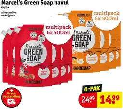 Kruidvat Marcel's Green Soap navul aanbieding