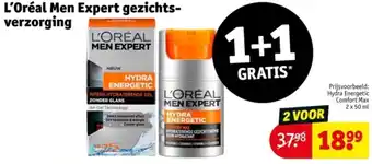Kruidvat L'Oréal Men Expert gezichtsverzorging aanbieding