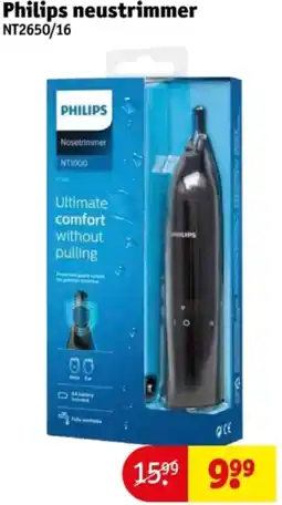 Kruidvat Philips neustrimmer NT2650/16 aanbieding