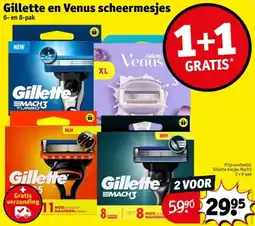 Kruidvat Gillette en Venus scheermesjes aanbieding