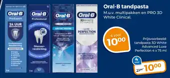 Trekpleister Oral-B tandpasta aanbieding