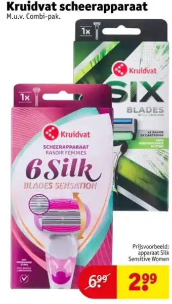 Kruidvat Kruidvat scheerapparaat aanbieding