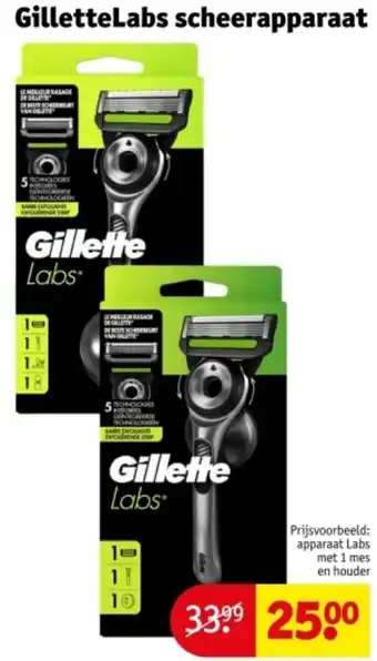 Kruidvat GilletteLabs scheerapparaat aanbieding