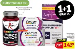 Kruidvat Multivitaminen 50+ aanbieding