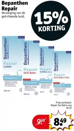 Kruidvat Bepanthen Repair aanbieding