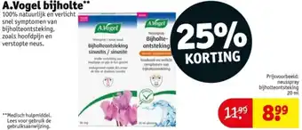 Kruidvat A.Vogel bijholte aanbieding
