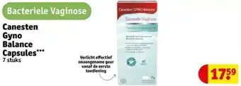 Kruidvat Canesten Gyno Balance Capsules aanbieding