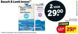 Kruidvat Bausch & Lomb lenzen aanbieding