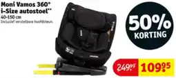 Kruidvat Moni Vamos 360° i-Size autostoel aanbieding