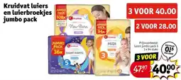 Kruidvat Kruidvat luiers en luierbroekjes jumbo pack aanbieding