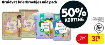 Kruidvat Kruidvat luierbroekjes mid pack aanbieding